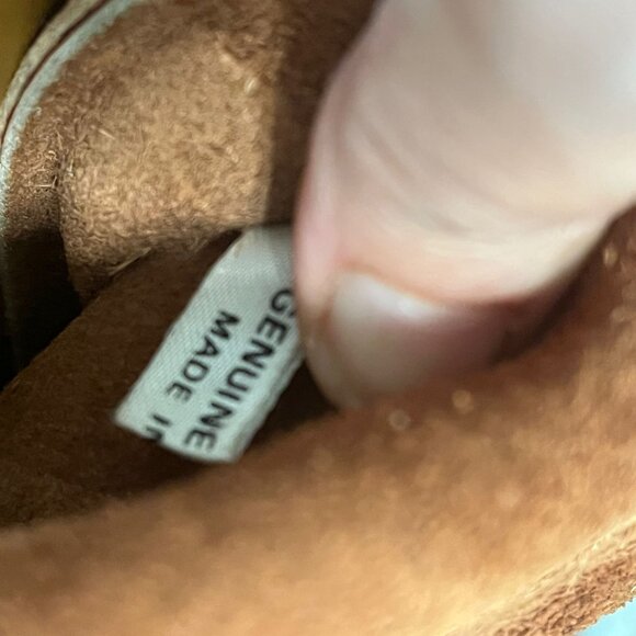 70's Vintage Leather Envelope Clutch in Rust - Picture 7 of 8